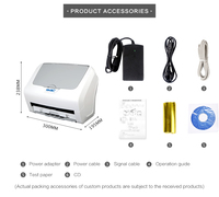 SNBC BSC-5060 Machine OCR haute stabilité et haute vitesse, scanner de documents, chargeur de documents, capacité ADF de 75 pièces, détection ultrasonique double, RGB