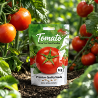 Sachet d'emballage personnalisé pour graines de tomates, résistant à l'humidité, pochette verticale pour graines de légumes, vente en gros B2B, direct usine