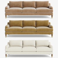American Country Retro Dreisitz-Sofa garnitur im europäischen Stil für kleine Wohnungen Einfache Flecken für das Wohnzimmer, das Komfort kombiniert