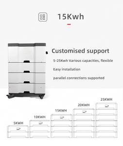 แบตเตอรี่ลิเธียมโซลาร์ติดผนัง 51.2V 100Ah 5KWh 10kwh ระบบกักเก็บพลังงานภายในบ้าน พร้อมพอร์ตสื่อสาร CAN และ WiFi - Product Image 5