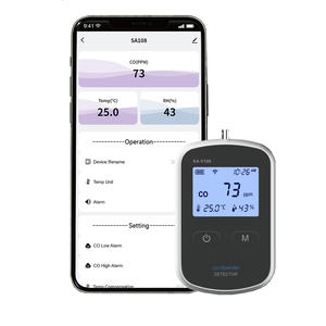 Détecteur de monoxyde de carbone portable, mini détecteur de CO 3-en-1 <span class=keywords><strong>pour</strong></span> voyage et <span class=keywords><strong>camping</strong></span>, détecteur de monoxyde de carbone de <span class=keywords><strong>camping</strong></span> <span class=keywords><strong>pour</strong></span> voiture de <span class=keywords><strong>camping</strong></span> - Product Image 2