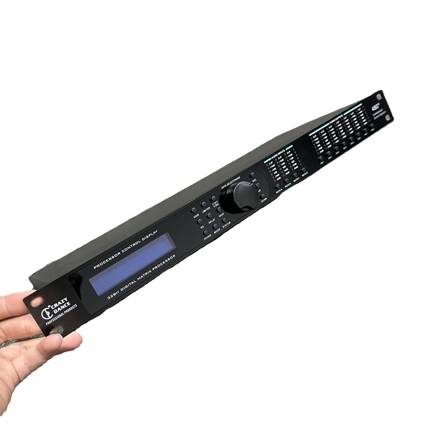 480+ Digital Audio Processor 4 in 8 Out Professional Stage Speaker Effects Equalization Matrix High Quality Metal 200W+ Power