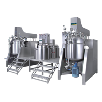 Petite machine de fabrication cosmétique, homogénéisateur émulsifiant mélangeur pour aliments et plastiques, en acier inoxydable SUS304, moteur, capacité 500L, haut niveau de sécurité