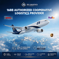 ZS LOGISTICS Votre partenaire agréé DHL FedEx UPS, service de ramassage aérien 1688 à faible coût, livraison express mondiale porte-à-porte sans obstacle