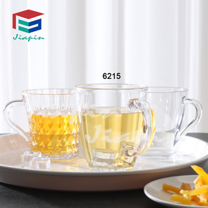 Tazza da <span class=keywords><strong>Caffè</strong></span> in Plastica dal Design Cristallino, Tazza Colorata per Matrimoni, Campeggio, Mensa, Hotel - Product Image 4