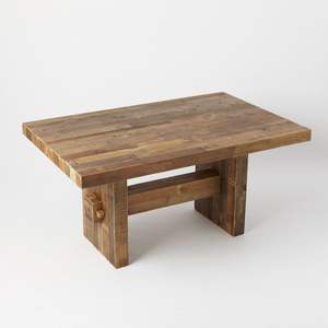 Ensemble de meubles de maison, avec pied en arbre naturel, table à manger en bois - Product Image 2