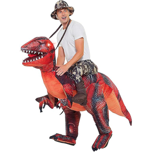 Costume gonflable de <span class=keywords><strong>dinosaure</strong></span> pour adulte Costume d'halloween femmes homme drôle Costume d'explosion pour la fête d'halloween Cosplay - Product Image 1