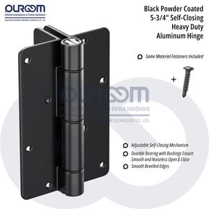 مفصل ألومنيوم ذاتي الإغلاق للبوابات المصنوعة من الألومنيوم أو الحديد - Product Image 5