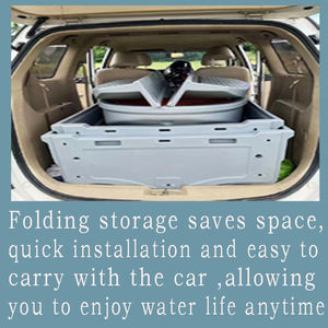 小型 商用 折りたたみ式 釣り餌ボート 中古 プラスチック アルミニウム グラスファイバー PE ヨット ディンギー ポンツーン フォールディングボート - Product Image 6