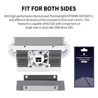 Thermalright HR10 2280 PRO Digital White Radiateur à disque dur à état solide haute performance équipé de tuyau de chaleur AGHP