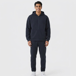 Oferta Especial: Conjunto de Sudadera con Capucha y Pantalones Jogger de Felpa Francesa de 430 g/m², Estilo Urbano, Oversize, de Algodón, Unisex, Corte Regular, Estampado Animal - Product Image 1