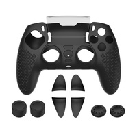 Poignée de jeu Accessoires pour manettes de jeu Peau antidérapante Housse en silicone pour PS5 DualSense Edge Protector
