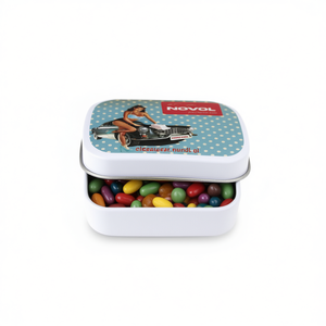Scatola di Latta per Caramelle Novol con Design di Auto Classica per Uso Promozionale - Product Image 2