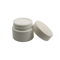 Pot en porcelaine crème de luxe cosmétique 15g 50g 100g pots en verre de crème cosmétique en céramique blanche opale ronde pot de beauté
