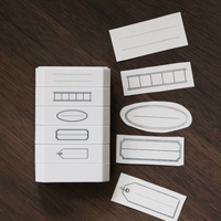Tampon multi-couches personnalisé avec logo, pré-encré, auto-encreur, pour scrapbooking et journal