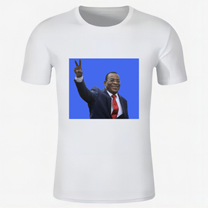 Wholesale Custom 2025 Cote D'Ivoire Presidential Campaign T-Shirts Polyester Sublimation Print Fast Delivery