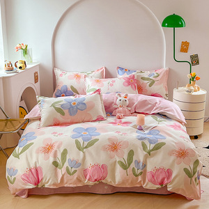 EW 4 Pcs Duvet over sobre Bed preads Bedding ETS uustomized rrint esigner Bedding omomforter ETS ottotton - Product Image 3