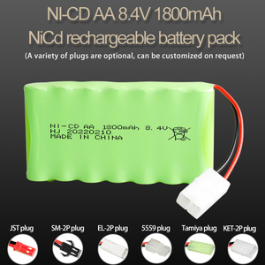 Paquete <span class=keywords><strong>de</strong></span> célula recargable <span class=keywords><strong>de</strong></span> níquel-<span class=keywords><strong>cadmio</strong></span> AA5, 8,4 V, 1800mAh, juguetes <span class=keywords><strong>de</strong></span> estacionamiento <span class=keywords><strong>para</strong></span> vehículos, camiones, batería <span class=keywords><strong>de</strong></span> OVNI - Product Image 3