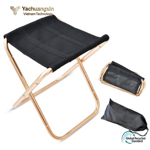 Tabouret entièrement pliable en alliage d'aluminium, chaise de pêche ultra légère, tabouret de loisirs en plein air, tabouret pliable en quatre parties pour excursions, rangement Magza - Product Image 3