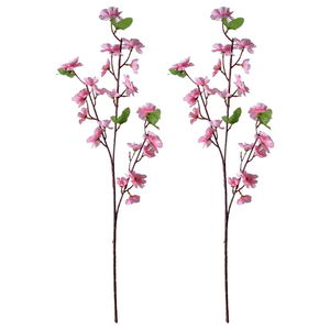 Flor <span class=keywords><strong>de</strong></span> cerezo alta simulación corta seda <span class=keywords><strong>flores</strong></span> artificiales melocotón ciruela rama <span class=keywords><strong>para</strong></span> Hotel sala <span class=keywords><strong>de</strong></span> estar boda decoración-fábrica - Product Image 5