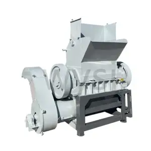 Low noise ldpe hdpe film plastic bags crusher with the cleaning bucket shredder