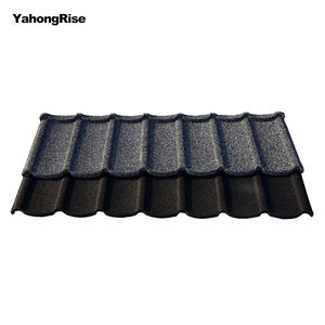 Gazebo de style moderne Tuiles revêtues de pierre en terre cuite ignifugée en aluminium pour applications dans les maisons et les bâtiments - Product Image 1