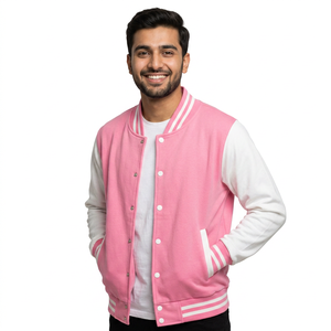 Nouvelle veste universitaire en polaire de qualité professionnelle pour hommes, modèle 2026, vente en gros, idéale pour le baseball universitaire - Product Image 1