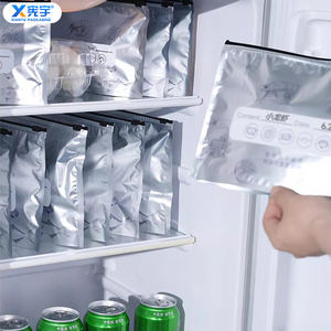 Sac de conservation en aluminium avec fermeture éclair étanche pour congélation, idéal pour <span class=keywords><strong>poulet</strong></span>, steak, saucisses, fruits et légumes - Product Image 5