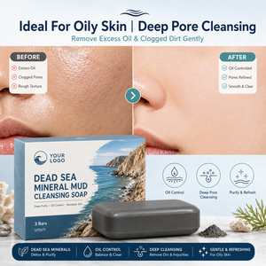 Professional Body Cleansing Deep Pore Purifying Oil Control Care Improve Rough Skin Whole Body Use Natural Dead Sea Mud <b>Soap</b> - Product Image 3