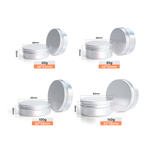 Merrynewon Embalaje de aluminio 60ml 80ml 100mL Etiqueta personalizada Logo Frasco de aluminio para bálsamo de barba para hombre - Product Image 2