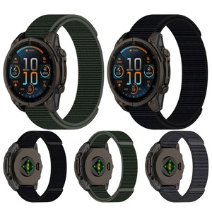Correa de nailon de liberación rápida de 20/22/26mm para Garmin <span class=keywords><strong>Fenix</strong></span> 8, correa de reloj de nailon de 47MM para Garmin Enduro3, Correa deportiva transpirable de nailon - Product Image 6