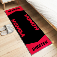 Tapis de garage personnalisé pour moto - Tapis de sol en nylon imprimé haute définition pour la marque des équipes de course et l'affichage en garage