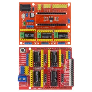 CNC Shield V3/CNC Shield V4 آلة نقش / طابعة ثلاثية الأبعاد / لوحة توسيع بمحرك A4988 لمجموعة التركيب الذاتي