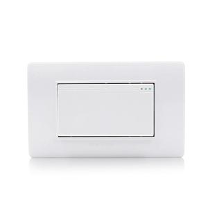 Interrupteur mural électrique américain standard, grand format, 1/2 groupe, 1 voie, panneau PC - Product Image 1