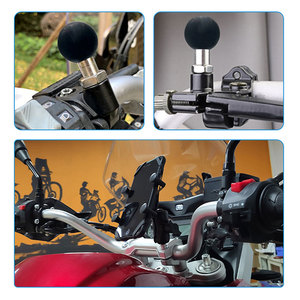 Vis de fixation de potence de <span class=keywords><strong>moto</strong></span> M8 avec adaptateur de rotule de 1 pouce pour support de téléphone en métal 101u compatible <span class=keywords><strong>Ram</strong></span> - Product Image 4
