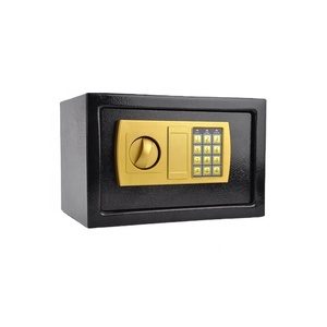 Caja Fuerte de Seguridad de Acero Sólido MUCHN con Cerradura de Llave, Tamaño Mediano 20M, Negra/Blanca, Grosor de Puerta 3.0mm, 1 Año de Garantía - Product Image 4