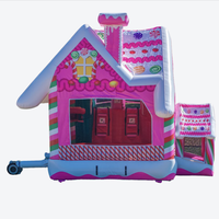 Combo Inflable de Dulces FUN BOUNCE - Material de PVC para Uso Comercial en Exteriores