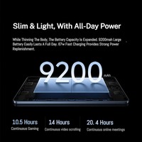 Tablet Mi Pad 8 Pro Versi Global Layar LCD 11,2 Inci 9200mAh Pengisian Cepat 67W Snap Dragon 8 Elite HyperOS 3 Tablet Mi Android