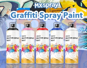 कारखाने की आपूर्ति 400 मिलीलीटर मजबूत आसंजन अच्छा कवरेज स्ट्रीट आर्ट ग्रिफिटी स्प्रे पेंट थोक डिय रंगीन ग्रिफिटी स्प्रे पेंट - Product Image 6