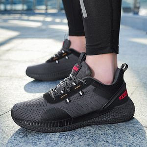 Zapatillas Deportivas Transpirables de Punto con Entresuela Elástica Acolchada para Caminar, Trotar Diariamente y Actividades Urbanas al Aire Libre - Product Image 2
