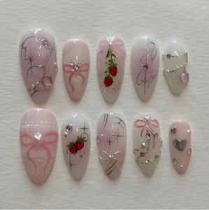 <span class=keywords><strong>Uñas</strong></span> de <span class=keywords><strong>flores</strong></span> de hielo pintadas a mano de alta calidad, <span class=keywords><strong>Uñas</strong></span> postizas de moda, prensa acrílica reutilizable <span class=keywords><strong>en</strong></span> <span class=keywords><strong>uñas</strong></span>, arte 3D grueso, precio al por mayor - Product Image 5