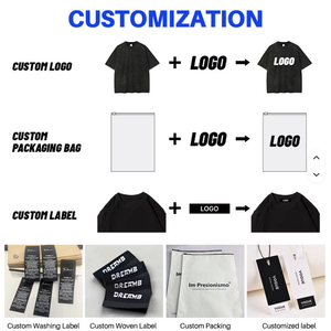 HIC Sweat à capuche surdimensionné de haute qualité en polyester et coton, épaules tombantes, logo personnalisé, poids lourd 420 g/m² - Product Image 2