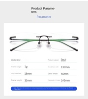 Lunettes sans cadre en titane ultra légères nouvelle génération de lunettes optiques sans monture diamant forme de visage Match lettre lunettes