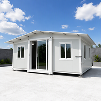 Maison conteneur pliable Jiezhu à double aile extensible, épaissie et respirante, avec chambre et salle de bain pour usage en dortoir