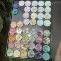 Marque privée Surligneur de maquillage Fard à paupières multichrome Surligneur irisé personnalisé couleur blanc couleur ducohrome