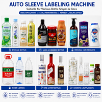 Machine d'étiquetage à double tête pour bouteilles d'eau purifiée, étiqueteuse à servomoteur avec contrôle PLC pour ligne d'embouteillage de boissons