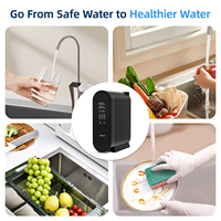 Purificateur d'eau par osmose inverse haute efficacité pour usage domestique avec un rapport dynamique de 2:1 entre eau pure et eau usée, durée de vie du filtre de 12 mois
