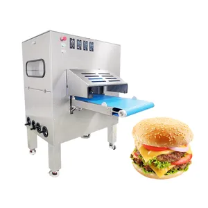 Italiaanse Broodje Industriële Burger Snijden Brood Hotdogs Snijmachines Half Gesneden Machine Hamburger Laag Cake Snijmachine