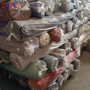 China Factory Belgian Pink <strong>Linen</strong> Upholstery Fabric <strong>Damask</strong> - Product Image 2
