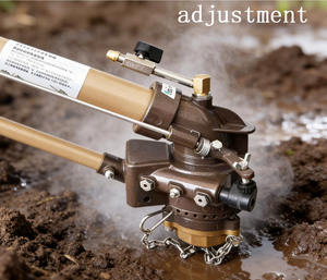 Canon à pluie longue portée NS40L 50m - Grand canon <span class=keywords><strong>d</strong></span>'irrigation agricole de 2 pouces avec 360° °   Entraînement par turbine à engrenages - Product Image 4